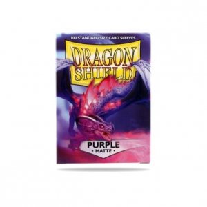 Dragon Shield Matte Sleeves - Clear Purple (100 Sleeves)